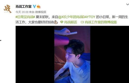 肖战更新爆料视频,幕后故事与心路历程 第3张 肖战更新爆料视频,幕后故事与心路历程 第3张